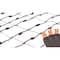LED Net Style Tree Trunk Wrap Christmas Lights - Orange - 2' x 8' - Brown Wire